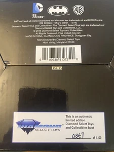 BATMAN THE ANIMATED SERIES BUST ALMOST GOT IM Black White SDCC 2015 #0357 - Picture 1 of 3