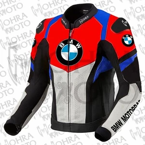 BMW Motorrad 1,3 mm Rindsleder Motorradjacke Unisex Motorradjacke - Bild 1 von 4