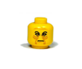NEW LEGO - Figure Head - Star Wars - Emperor Palpatine yellow x1 - 3340 7166 x34