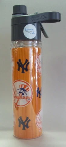 New York Yankees Mist N Sip Water Bottle and Mister 24 ounce Cover