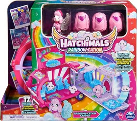Hatchimals CollEGGtibles Transforming Rainbow-Cation Camper W/17 Surprises