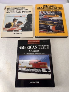 Lot (3) American Flyer Vintage Zugbücher - Greenberg's Spur S & Familienführer - Bild 1 von 5