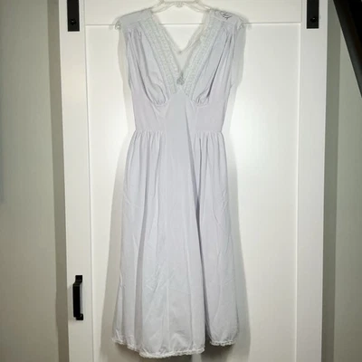 Camisón Negligee Vintage Encaje Azul Retro Famoso Glam Años 60 Babydoll Foto 1 de 4