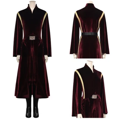 Padme Amidala Disfraz Juegos con disfraces Halloween Carnaval Vestido Semana Vestido Uniforme Para Mujer Foto 1 de 4