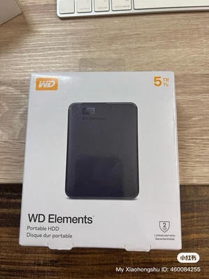 WD 5TB Elements Portable USB 3.2 HD - Image 1 of 4