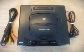 Sega Saturn Model 1 Console MK-80000  - Works but read description - Incl cords