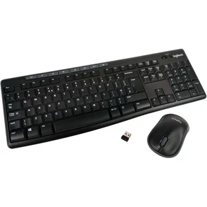 Logitech MK270 Wireless Mouse and Keyboard Kit English UK Layout Combo Set - Picture 1 of 5