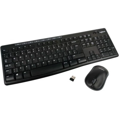 Logitech MK270 Wireless Mouse and Keyboard Kit English UK Layout Combo Set - Image 1 of 4