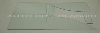 Vidrio 1955 1956 Ford Customline Mainline Fairlane 2 puertas sedán puerta de ventilación Qtr transparente Foto 1 de 4