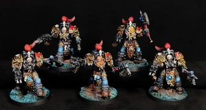 Space Wolves – Varagyr Wolf Guard Terminators painted Warhammer 40k Horus Heresy - Picture 1 of 2
