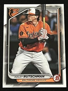 Tarjeta de béisbol 2024 Bowman #77 Adley Rutschman Baltimore Orioles - Imagen 1 de 2