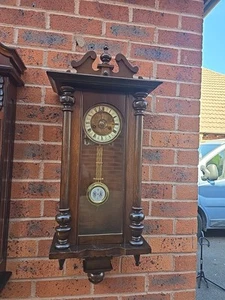 Antique Vienna Wall Clock - Picture 1 of 11