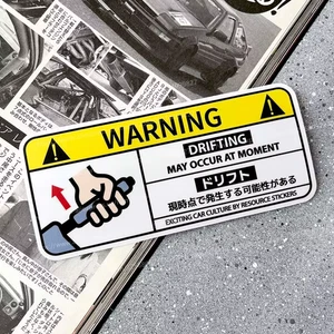 ADESIVO AUTO CARTOON AVVERTENZA AIRBAG ANIME RESISTENTE ACQUA DECALC AUTO - Foto 1 di 18