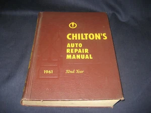 CHILTON'S AUTO REPARATURHANDBUCH 1961 Hardcover - Bild 1 von 12