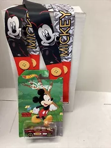 Disney Hot Wheels Mickey Mouse "Fast Felion" 2017 Package Damage w/2 Lanyards - Picture 1 of 3