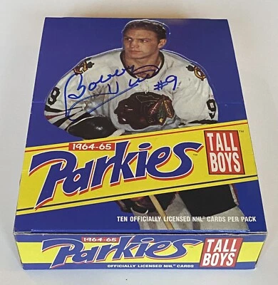 Bobby Hull Signed Autographed 1994 UPPER DECK PARKIES Hockey Empty Display Box - Image 1 of 4