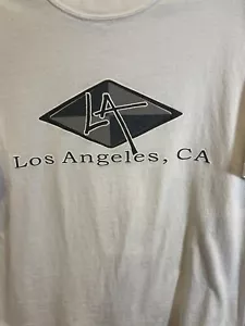 LA Los Angeles California T-Shirt Oversized Adult Large White Graphic T - Picture 1 of 4