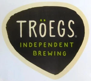 TROEGS INDEPENDENT BREWING Beer STICKER Label w/ CREAM TRIM Hershey PENNSYLVANIA - Picture 1 of 1