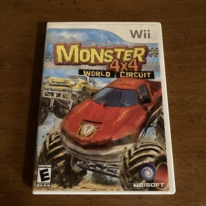 Nintendo Wii Monster 4x4 World Circuit Tested & Working With Manual Video Game - Picture 1 of 4