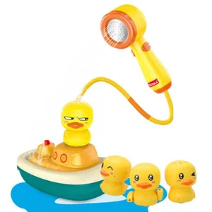 Badespielzeug Elektrische Ente Wasserspiel Wasserhahn Baby Dusche Bad Wasserspray Bad - Bild 1 von 9
