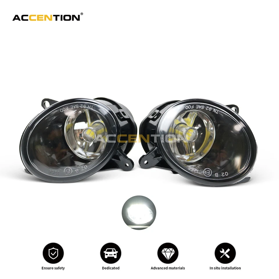 LED Fog Light Fog Lamp For For Audi A6 C5 2003 2004 A6 C5 S6 Quattro 2002-2005 - Image 1 of 4