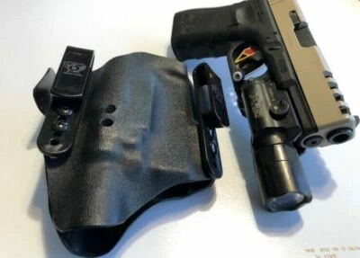 US Made Premium Concealment Express IWB Kydex Light Bearing Holster PopularModel - Image 1 of 4