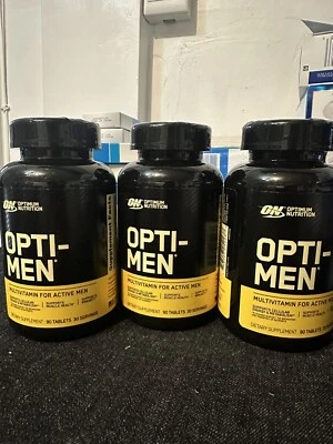 Opti-Men, Multivitaminas 90 Comprimidos - Paquete de 3 CADUCIDAD 09/2025 Foto 1 de 2