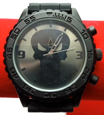 Marvel The Punisher Dark Skull Adult Watch Nice Watch Black Officially Licensed - Image 1 of 4