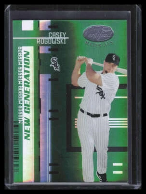 2005 Leaf Certified Materials Mirror Emerald 204 Casey Rogowski NG Rookie 5/5 - Image 1 of 2