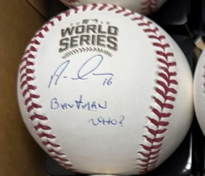 Aramis Ramirez signed baseball Chicago Cubs autographed 2016 World Series - Image 1 of 2