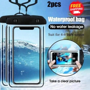 1 Pc Pochette Téléphone Étanche Adaptée pour Piscine Étui Téléphone Étanche Universel - Photo 1 sur 17