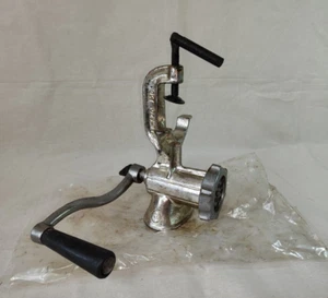 Vintage Soviet Union Made Cast iron Manual Meat Grinder, USSR. NEW - Picture 1 of 11