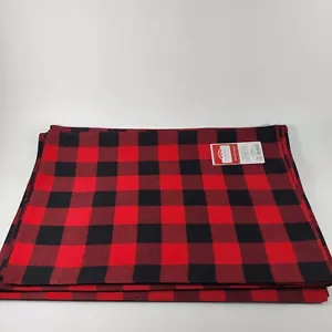 4 buffalo plaid placemats NEW Red/black 19" X 13" - Picture 1 of 4