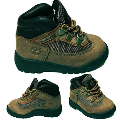 Timberland Field Boot Niños Pequeños Verde Oliva Cuero Niños Botas 3287R Foto 1 de 4