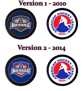 AHL Oklahoma City Barons Souvenir Hockey Puck New - 2 Versions - Picture 1 of 3
