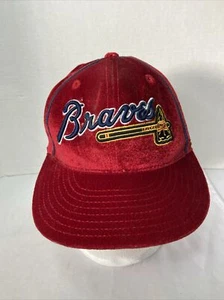 Vintage ATLANTA BRAVES Cooperstown Collection American Needle Fitted Hat 7 1/4 - Picture 1 of 18