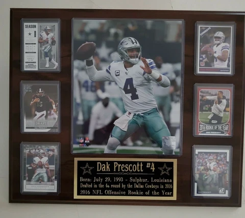 Dak Prescott Dallas Cowboys Plaque Cover
