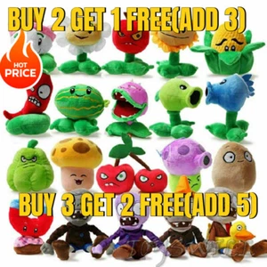 2025 PLANTS Vs ZOMBIES PVZ Kids Toy Birthday Gift Soft Plush Teddy Stuffed Toy - Picture 1 of 33