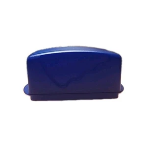 Tupperware Impressions Butter Dish Container Sapphire Blue~NEW - Picture 1 of 4