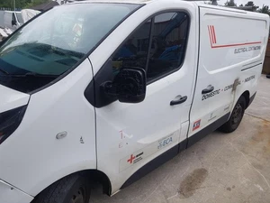 Renault Trafic Mk3 14-25 N/S Passenger Left Front Bare Door OV369 White A72761 - Picture 1 of 3