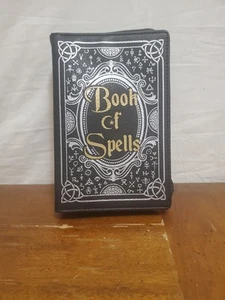 Spirit Halloween Book of Spells Crossbody Purse Handbag Missing Strap Witch Goth - Picture 1 of 7