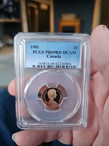 1981  CANADA 1 CENT PCGS PR69 DCAM FINEST grade as shown - Picture 1 of 2