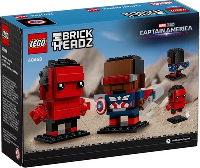 LEGO Brickheadz: Capitán América y Hulk Rojo setv40668 Foto 1 de 3