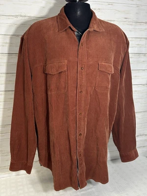 The Territory Ahead Shirt Mens XXL Corduroy Button Down Long Sleeve COTTON SILK - Image 1 of 4