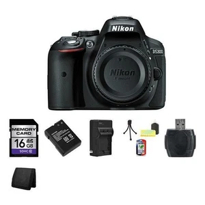 Nikon D5300 DSLR Camera - Black 16GB Package - Picture 1 of 1