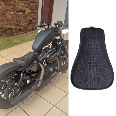 For Harley Sportster XL1200 883 Iron Motorcycle Front Driver Solo Seat Cushion - Image 1 of 4