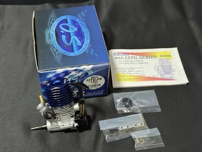 O.S. MAX 12TG-PX 12D  2-Stroke Nitro R/C Engine for 1/10 Car Made in Japan - Image 1 of 4