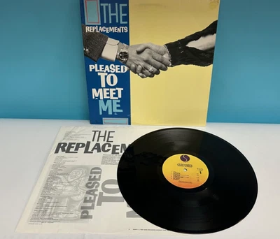 THE REPLACEMENTS “Pleased To Meet Me” 1987 Vinyl LP Sire Records 1 25557 Press Foto 1 de 4