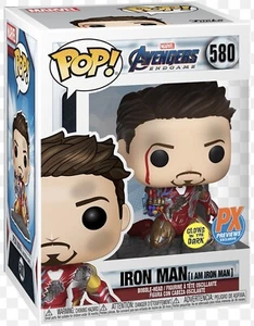 FUNKO POP! MARVEL I Am IRON MAN #580 PX EXCLUSIVE GLOW IN THE DARK NEW I’m Im - Picture 1 of 2