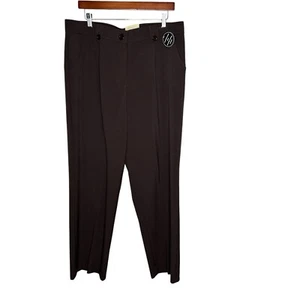 New Dressbarn Women’s Dress Pants 16 Short Brown Career Business BNWT - Picture 1 of 5